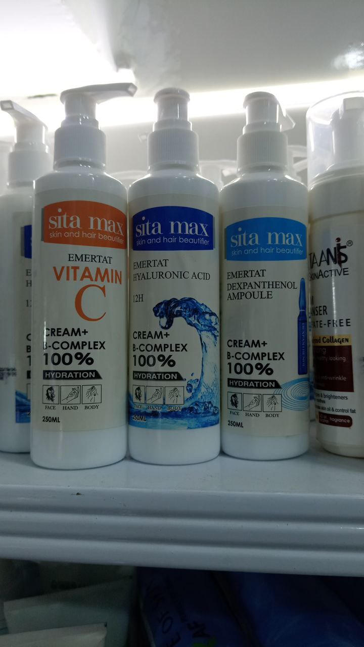 کرم آبرسان سیتامکس در سه مدل 12ساعته آمپول و ویتامین سی 250میل